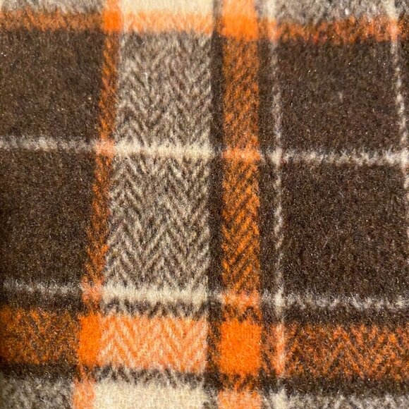 Grace Melody Plaid Brown/Orange Girls Skirt Size Small - Picture 3 of 7